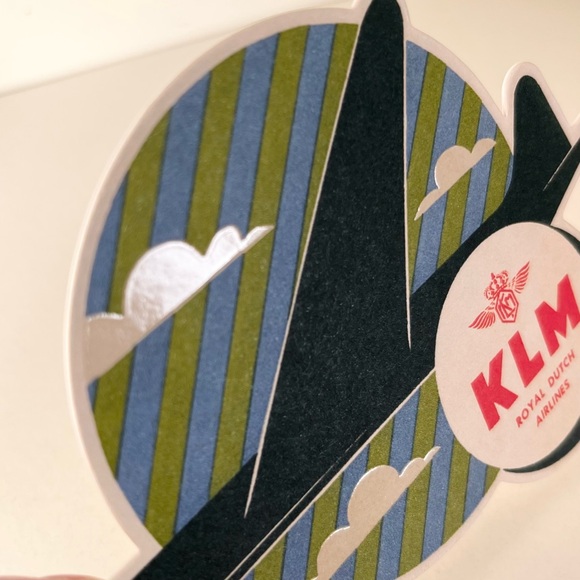 Louis Vuitton jumbo luggage sticker KLM Royal Dutch Airlines - Picture 5 of 11